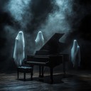 eerie piano with haunting strings and mysterious ambiance