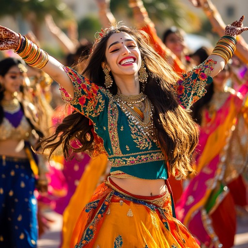 Immerse in the electrifying energy of bhangra rhythms, blending traditional punjabi melodies with contemporary beats. Driven by the dhol, this track is designed to get listeners on their feet, celebrating life with an infectious, pulsating dance groove.