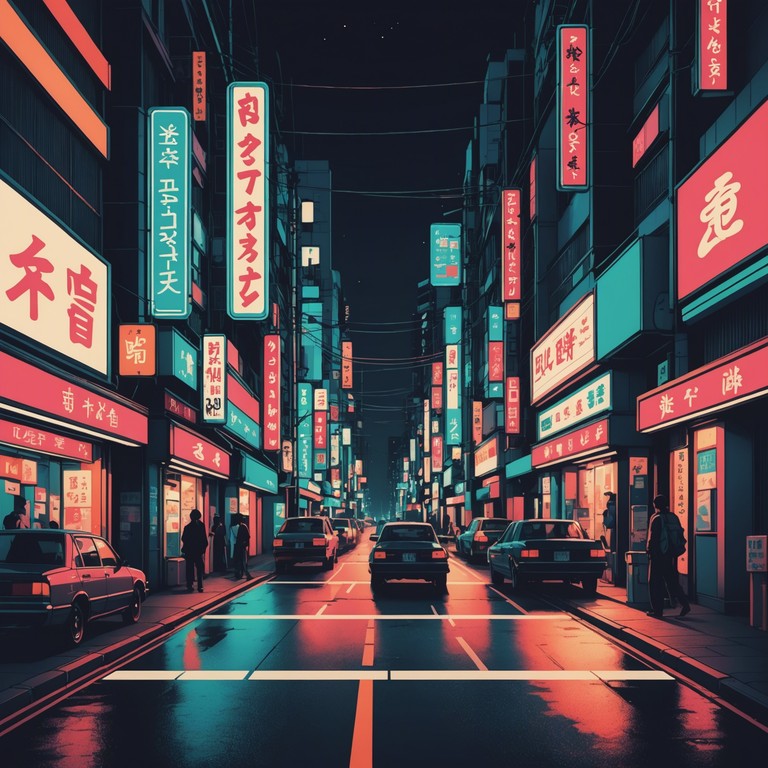 A blend of sharp synthesizer tones and dynamic rhythms capture the juxtaposing serenity and intensity of tokyo nightlife. Ideal for a soundtrack that combines urban exploration with personal introspection.