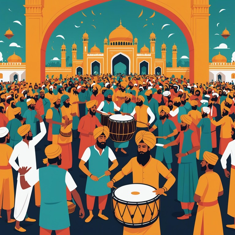 Imagine a vibrant baisakhi festival; dancers in colorful attire move rhythmically to the beat of dhols and tumbis. This song captures the essence of festivity, adding joy and enthusiasm through its explosive rhythmic patterns.