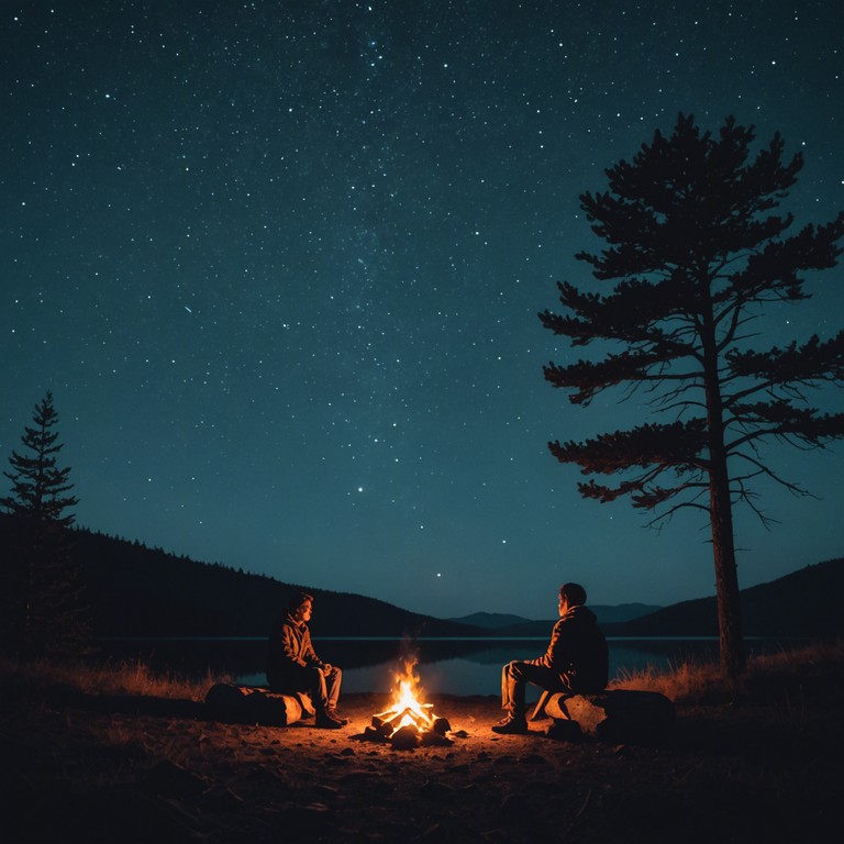 Capturing the essence of being utterly alone under an immense desert sky, this track replicates the feeling of solitude and contemplation through the gentle strums of an acoustic guitar, embodying the spirit of traditional country music with a poignant, reflective tone