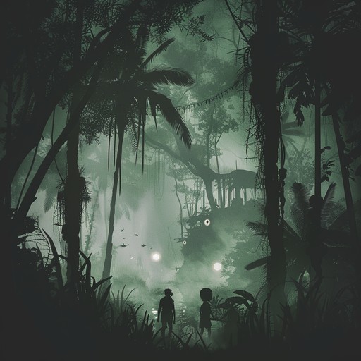 A spine tingling track that combines tropical percussion with haunting melodies, evoking the feeling of being lost in a ghostly jungle. Whispering winds and distant animal calls blend with unsettling harmonic layers, creating an ominous and spine chilling atmosphere. Perfect for creating a creepy mood that contrasts natural beauty with hidden dangers.