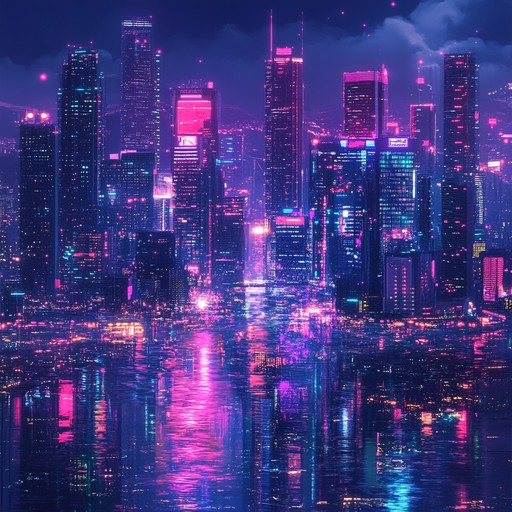 An instrumental smooth edm piece that merges tranquil electronic rhythms with warm ambient textures, evoking a serene night time journey through glowing cityscapes.