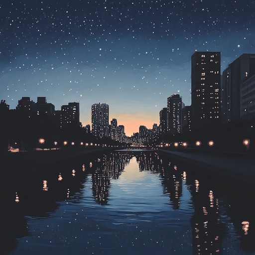 A soothing instrumental piece blending soft uk garage rhythms with calming melodies, inspired by the stillness of the city at night. Ideal for relaxation and unwinding.