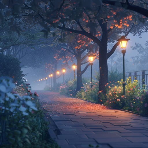 This peaceful instrumental track draws inspiration from 1950s easy listening music. Picture yourself along a quiet path, where gentle tunes flow like a gentle breeze, bringing tranquility and nostalgia.