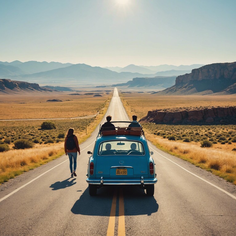An exuberant and energizing rock track that captures the spirit of youth and freedom, creating an ambiance of positivity and relentless joy during a perfect sunny day.