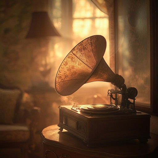 Melodies that float and shimmer reminiscent of old times, capturing the ethereal essence of the past in a gentle and surreal manner