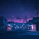 explore the calm of neon lit streets