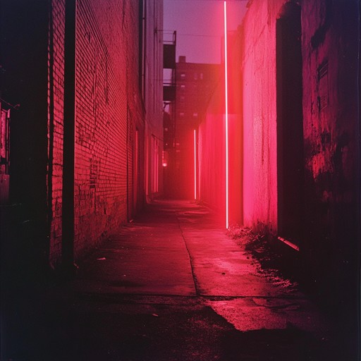 An instrumental electropop track that blends dark synth tones with rhythmic electronic beats to create a captivating and ominous atmosphere, reminiscent of wandering through dimly lit urban landscapes.