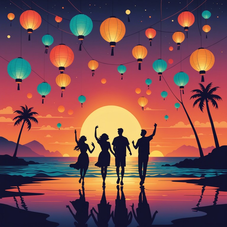 This track is the essence of a beach party where the percussive beats of salsa meet the strumming thrills of funk, creating a musical concoction that can light up evenings and energize nights with ecstatic dance and laughter.