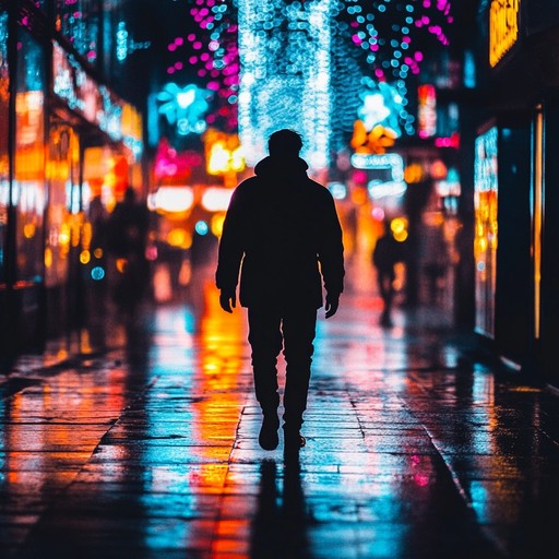 A dynamic trip hop instrumental featuring groovy beats and atmospheric synths, capturing the essence of bustling city life and late night vibes.