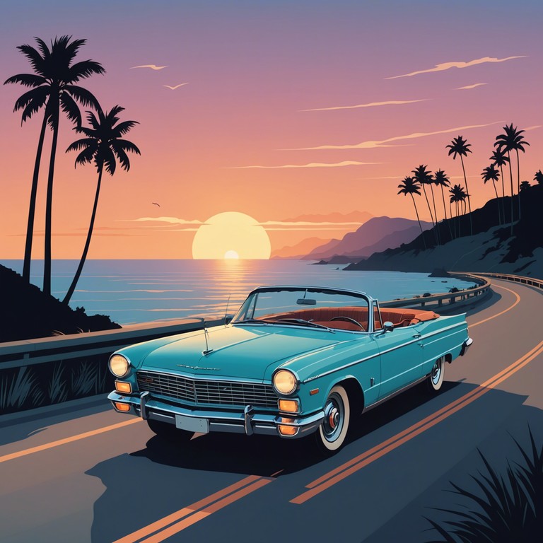 Imagine cruising down open highways as the sun sets, with nothing but freedom ahead. This alternative version delves deeper into the feeling of liberation, enhanced by a more pronounced guitar presence and a faster tempo, driving the listener forward into the twilight.