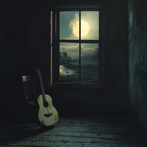 This instrumental carries the weight of a sorrowful narrative expressed through a lone guitar and ghostly atmospheric layers, enveloping the listener in a twilight filled with whispers and emotional depth.