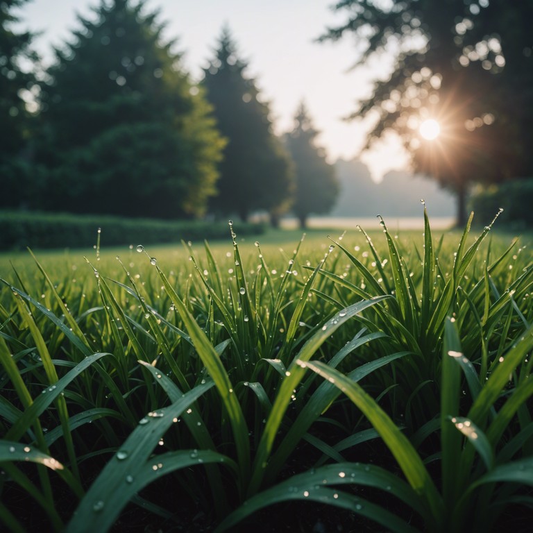 This track features the soft, gentle sounds of a morning awakening with uplifting, bright tones that symbolize the fresh start of a day. The music flows smoothly, mimicking the serene feeling of morning dew on fresh grass, inspiring a hopeful, positive start to any listener's day.