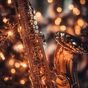 enchanting sax melodies entwine with festive charm and warmth