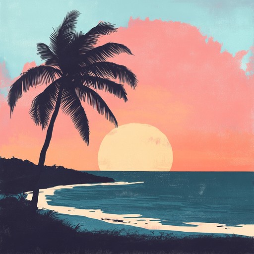 A soothing instrumental calypso piece featuring delicate steel drum melodies accompanied by mellow island percussion, evoking the peaceful ambience of a caribbean sunset.