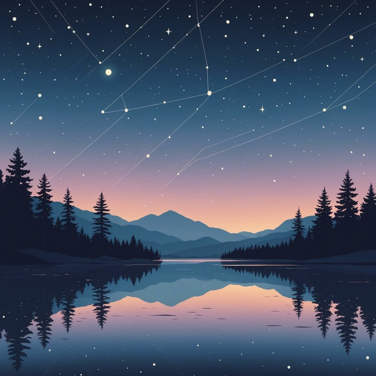 Capturing the essence of a peaceful night sky, this music reflects the gentle play of starlight with soft, flowing piano tones designed to soothe the soul and enhance moments of tranquility.