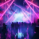 upbeat futuristic rhythms with pulsating, bright, and groovy sounds