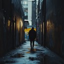 moody hip hop instrumental capturing loneliness in empty urban streets