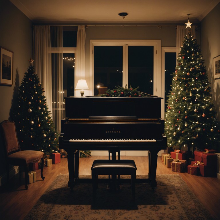 Featuring a piano led melody that skillfully blends cheer with an edge of suspense, this track is an experimental take on traditional holiday music, creating a stirring and unnerving vibe that is unlike any typical festive song.