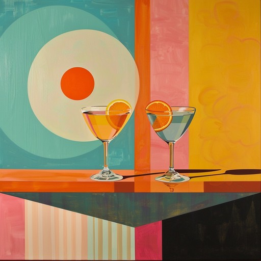 Upbeat and energetic 1960s instrumental jazz piece featuring a prominent saxophone lead, walking bassline, and swinging drum groove. Bright piano chords and horn stabs add colorful accents throughout, evoking the sophisticated yet fun atmosphere of a chic sixties cocktail lounge. Guaranteed to get toes tapping and conversations flowing.