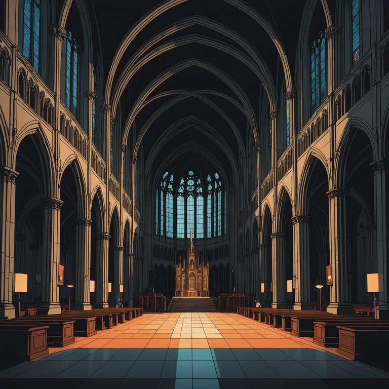 This track explores the deep emotions of solitude and introspection through a meld of lush ethereal wave soundscapes. The somber tones resonate with the quietness of an empty ancient cathedral, producing a profound spiritual awakening. The piece uses minimalist instrumentation to allow each note to breathe, echoing the vastness and mystery of the abyss.