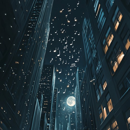 An instrumental composition combining ethereal synthesizer melodies with the ambient sounds of the city at night producing a hypnotic urban soundscape.