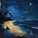 serene rumba reflecting whispering moonlit ocean waves and dreams