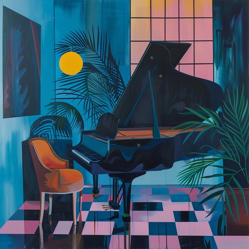 Immerse in the soft glow of the moonlight with this midnight jazz composition, featuring smooth transitions and a velvety saxophone. Let the music transport you to a serene, after-hours jazz club, where the notes float effortlessly through the cool night air.