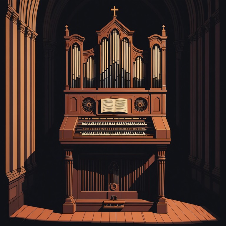 With its gothic elements, 'echoes in the cathedral' transports listeners to a dimly lit, ancient cathedral, where the reverberating tones of the organ amplify the sense of isolation and reflective melancholy.