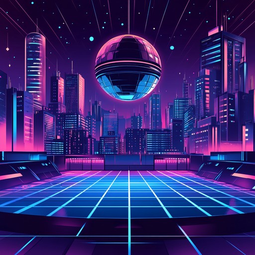 Embark on an interstellar voyage with this instrumental track that fuses the pulsating beats of disco with funky basslines and cutting edge synthesizers. The song transports listeners to a futuristic dance floor among the stars, featuring cosmic melodies and rhythms that propel forward like a spaceship through the galaxy.