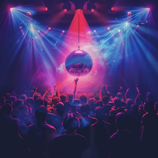 A lively instrumental track featuring electric guitar, bass, and synths, evoking the golden era of disco with its pulsating beats and spirited vibe.