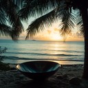 an instrumental calypso melody reflecting peaceful tropical evenings.