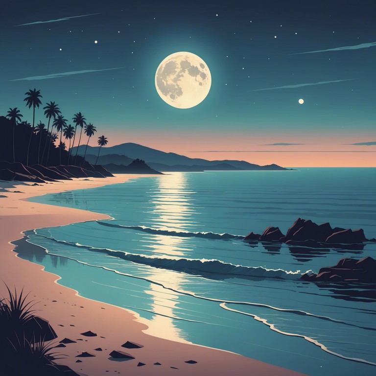 Envision the moon casting a silver glow over the sea, while ethereal sounds curate an environment of calm and serenity. This alternative track enhances the restful qualities of a peaceful night by the ocean, using a blend of ambient synth textures and delicate melodies.