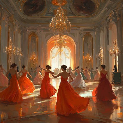 A melodic waltz with an uplifting and celebratory arrangement, featuring lush orchestral strings. Ideal for capturing the joy and elation of winning, reminiscent of grand ballroom scenes.