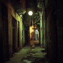 melancholic cuban jazz echoes through empty moonlit streets