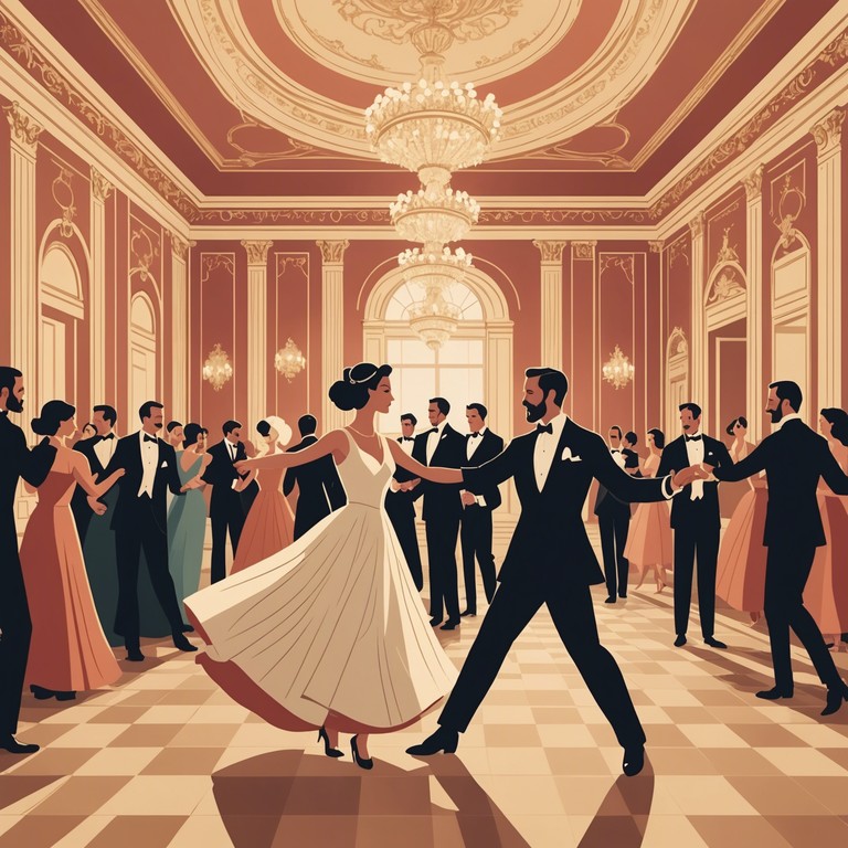 Imagine a ballroom in vienna where dancers in lavish costumes glide effortlessly to a polka that’s been finely woven with strings of classical harmony, bringing an air of nobility and timeless charm.