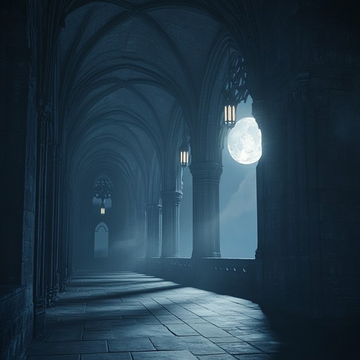 An instrumental piece that paints a serene soundscape of moonlit chambers, weaving soft piano with ambient textures to create a calming gothic atmosphere.