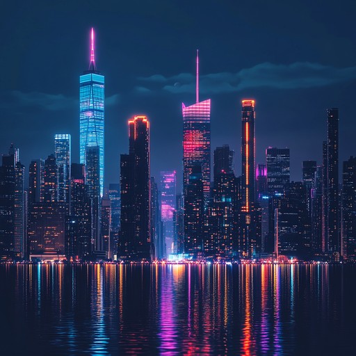 Immerse yourself in the pulsating rhythms and shimmering synths of a futuristic metropolis. This track captures the essence of a bustling urban nightlife, blending driving electronic beats with melodic synth layers, creating an energetic and immersive sonic journey through neon lit cityscapes.