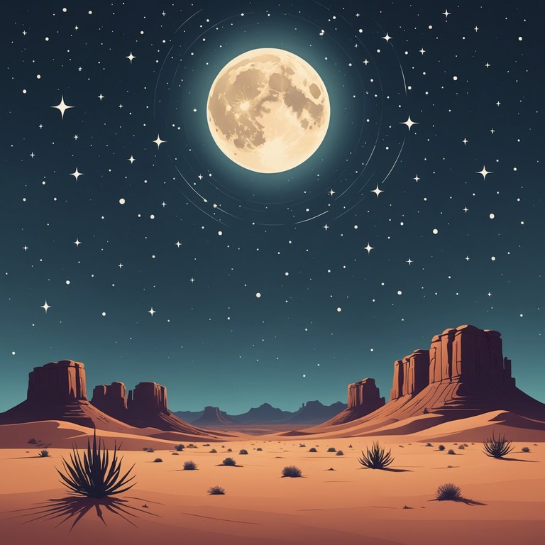 A soul stirring instrumental track featuring the enchanting sounds of the oud, against a backdrop of gentle percussion, capturing the mystical beauty of a moonlit desert. The melody transports listeners to an ancient time, enveloping them in the allure of the middle east