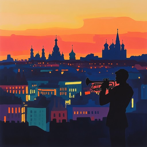 In this track, the warm and reflective tones of a solo trumpet merge with the ambiance of a richly historic moscow evening, where every note played is a step back in time through russia's vibrant and tumultuous history.