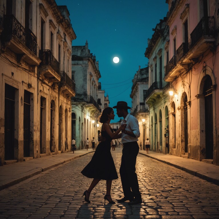 This salsa ballad combines tender, heartfelt expressions with the rhythmic energy of traditional salsa music, capturing a narrative of reminiscence and cherished moments under the moonlit streets of havana. The melody is both wistful and uplifting, slowly building up to an emotionally rich crescendo that reflects deep connections and enduring love.