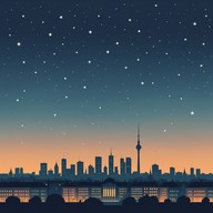melodic tones under starlit reflections