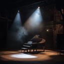 haunting instrumental echoing in a forgotten cabaret theater.
