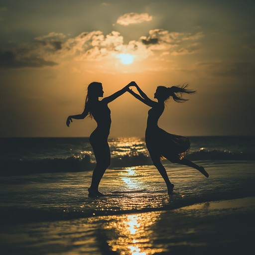 Imagine an evening where the beach turns golden, waves harmonizing with chill beats, and a relaxed dance vibe encompasses you. Smooth synthesizer melodies combine with soft pop rhythms, making this instrumental track the ideal companion for those seeking a calming yet energetic dancing atmosphere as the sun sets.