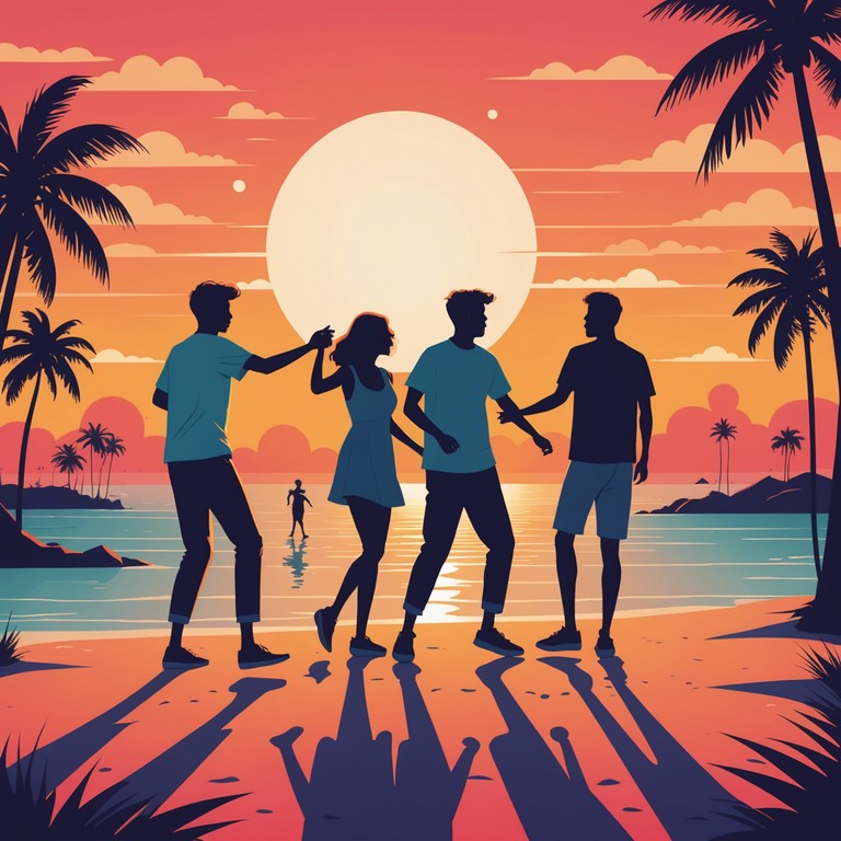 This track encapsulates the vibrant energy of a sunset dance festival with pulsating beats and intoxicating rhythms guaranteeing to get listeners on their feet. The composition blends dynamic bass lines with uplifting synth melodies, creating a perfect vibe for any late night party or dance competition.