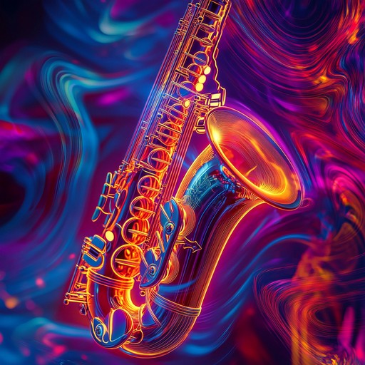 A lively and enchanting instrumental that blends energetic saxophone melodies with a rhythmic backdrop, capturing the joyful essence of ecstatic nights in the city