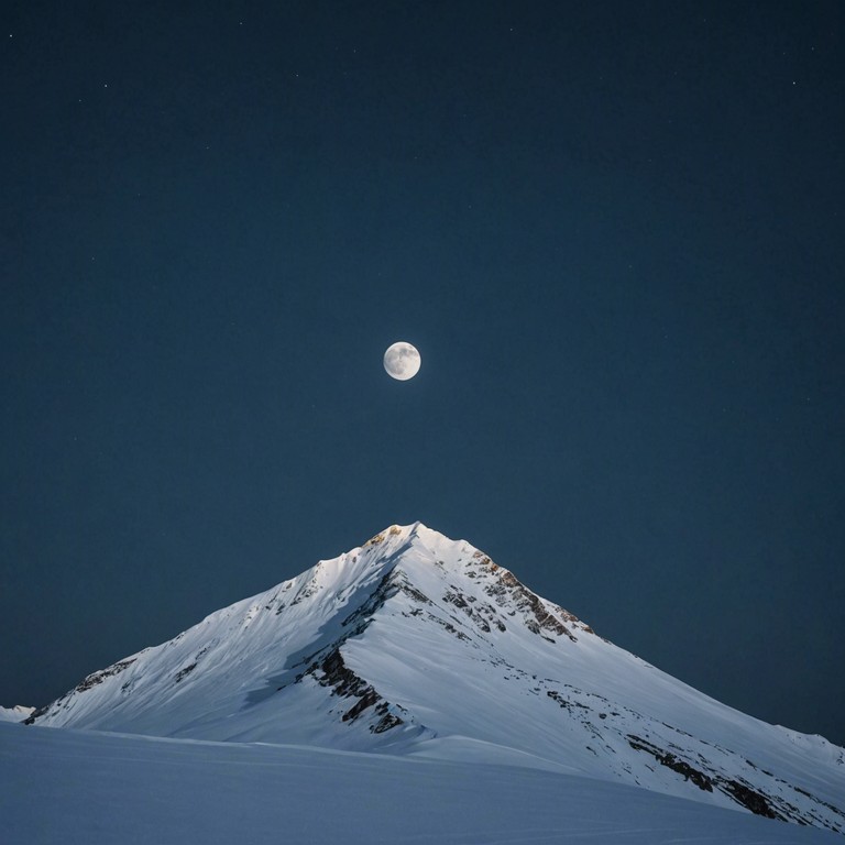 Imagine standing on the crest of an icy mountain, hearing the howling wind mix with a mystical echo. Each note generated from the ambient pad creates an atmosphere that encapsulates the vast, chilling yet breathtaking scenery of an untouched snowy landscape, bringing the sense of isolation and awe to the listener.