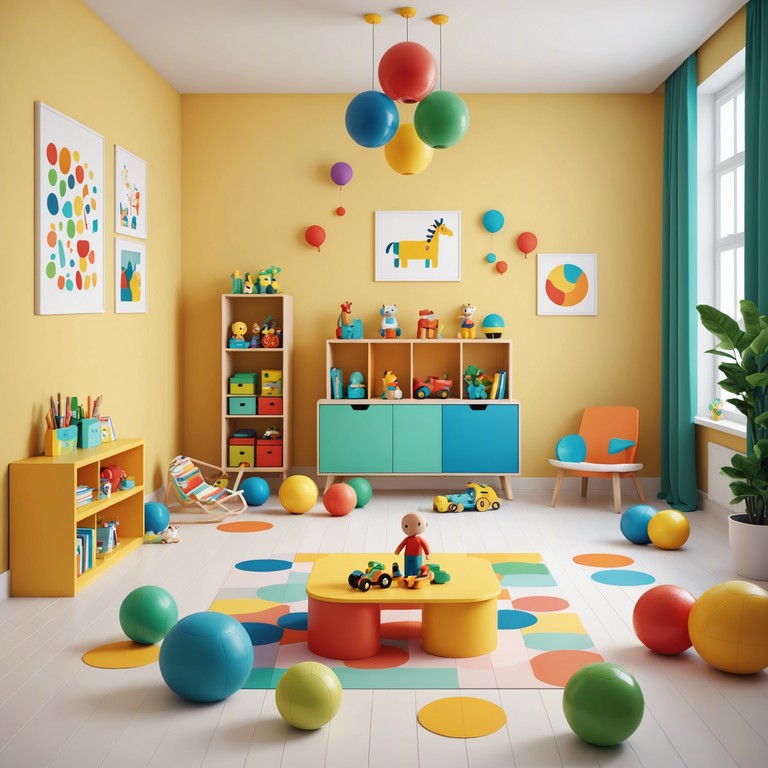 A lively and imaginative track where playful toy sounds blend with vibrant beats to create an aura of a child's playroom turned into a dance floor. This piece uses a toy piano to interweave simple, catchy melodies with the spontaneous energy of a children's game. It crafts an atmosphere that's both nostalgic and electrifying, making it ideal for a modern playful vibe in any setting.