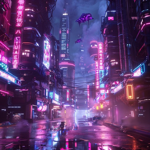 Feel the hypnotic blend of lush synths and industrial elements in an evocative, night inspired dreamscape. This piece captures the serene yet gritty essence of urban environments, providing a reflective and calming auditory journey.